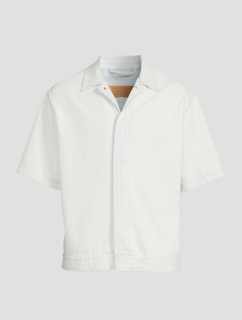 Maison margiela short hot sale sleeve shirt