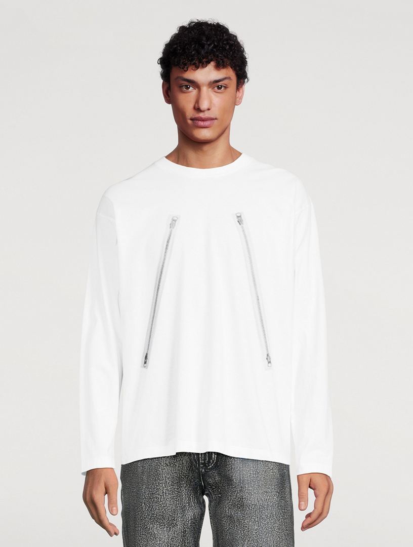 MM6 MAISON MARGIELA Double Zipper T-Shirt | Holt Renfrew