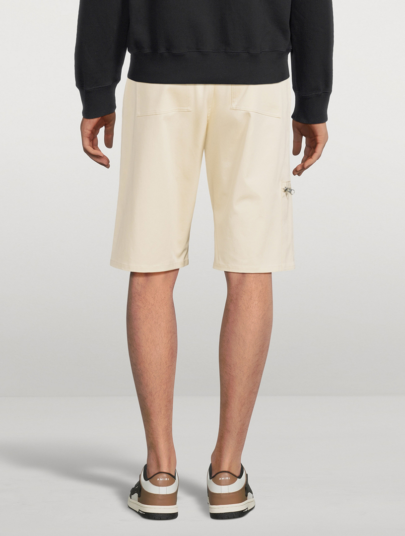 Stretch Cotton Cargo Shorts