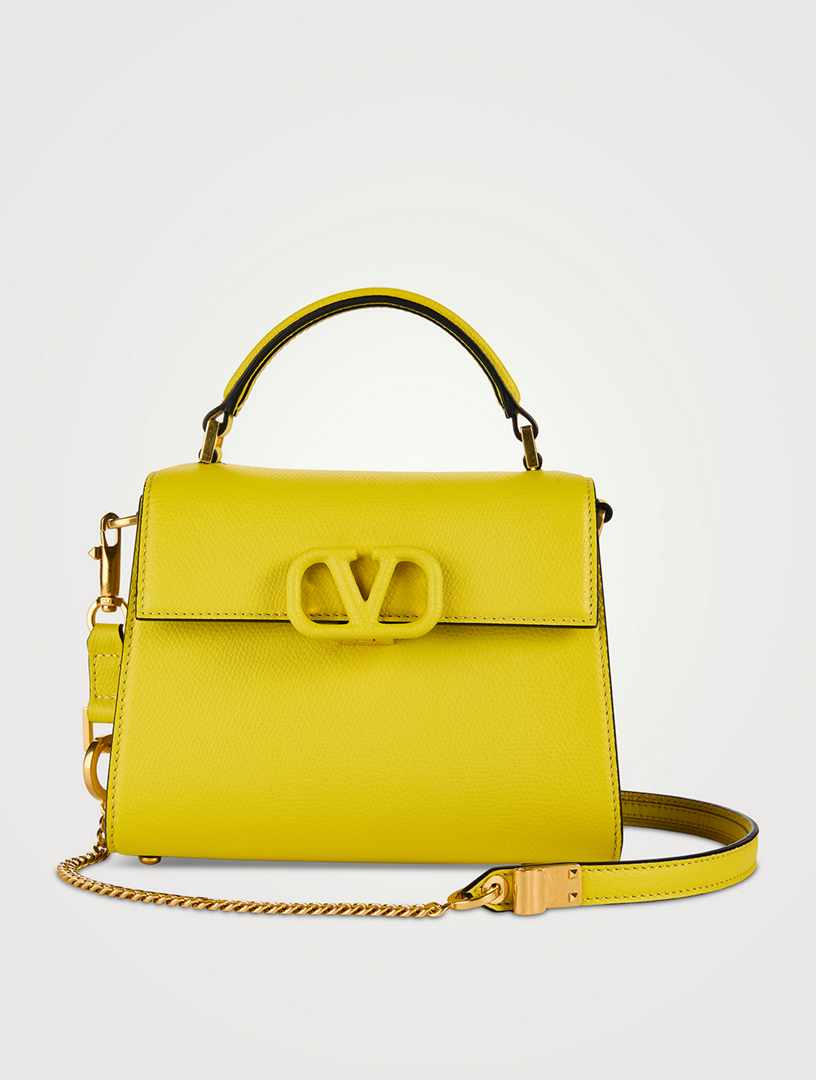 Mini VSling Leather Satchel