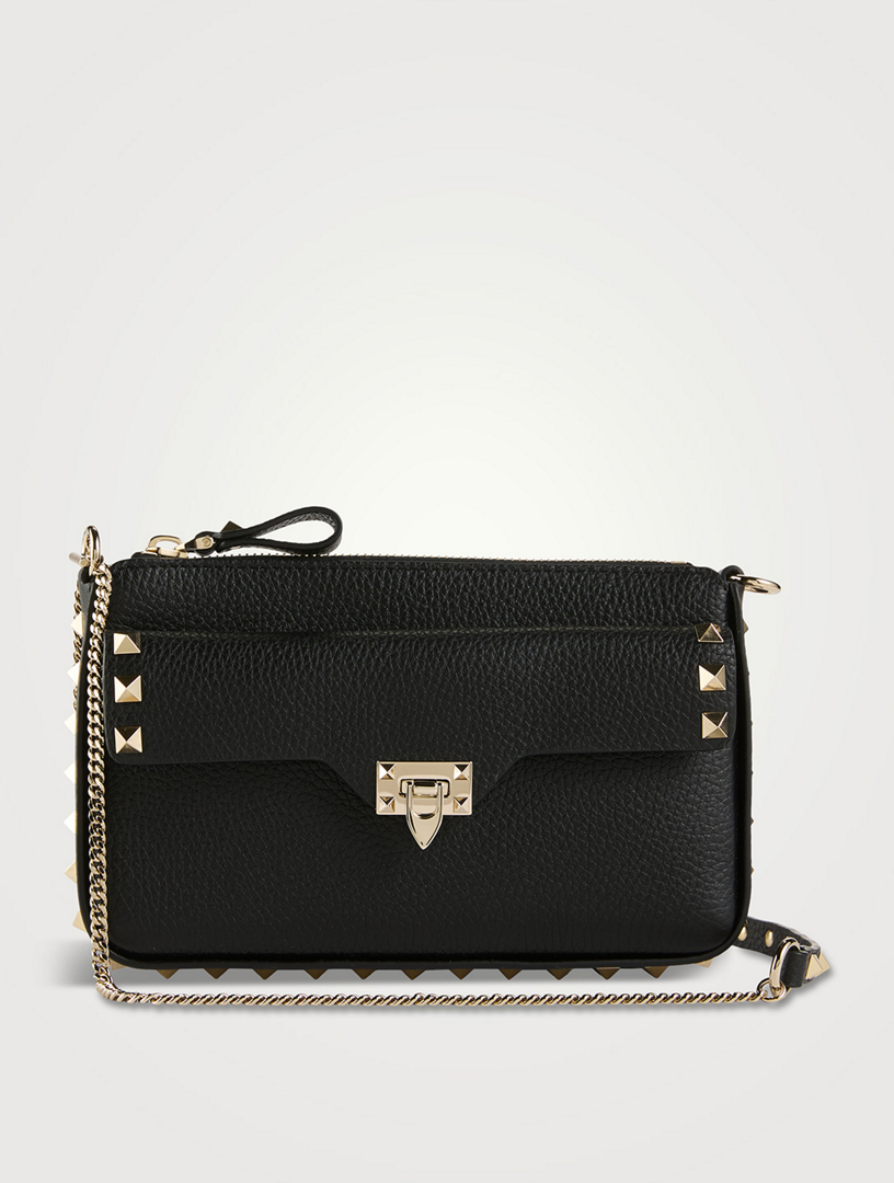 valentino garavani rockstud leather pouch