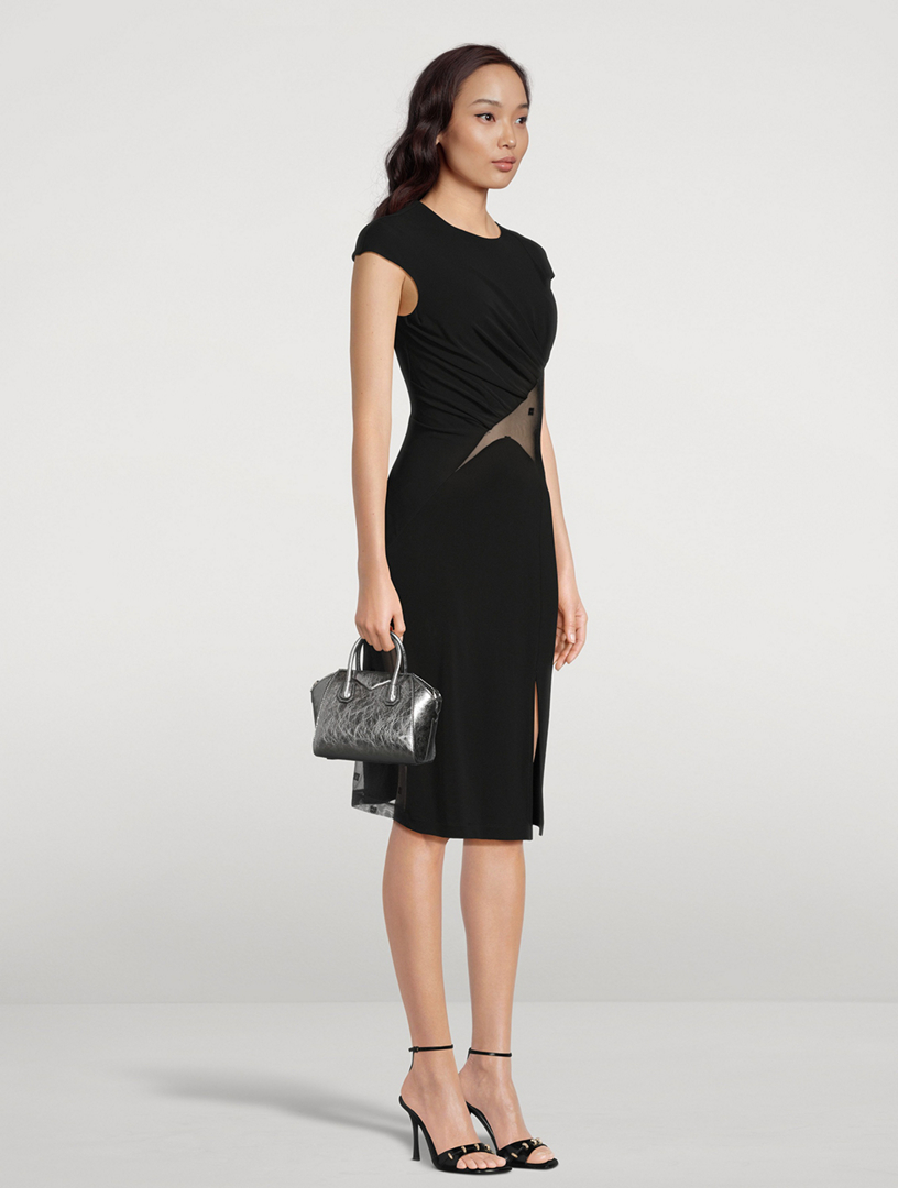 Toy Antigona Metallic Leather Bag