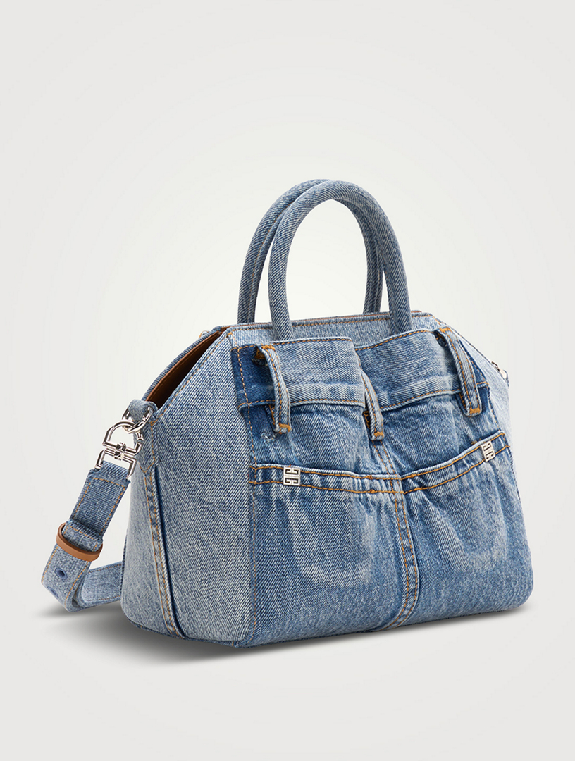 ◆SALE◆直営店◆【GIVENCHY】ANTIGONA ミニ デニムバッグ GIVENCHY Mini Antigona Lock Denim Bag | Holt Renfrew