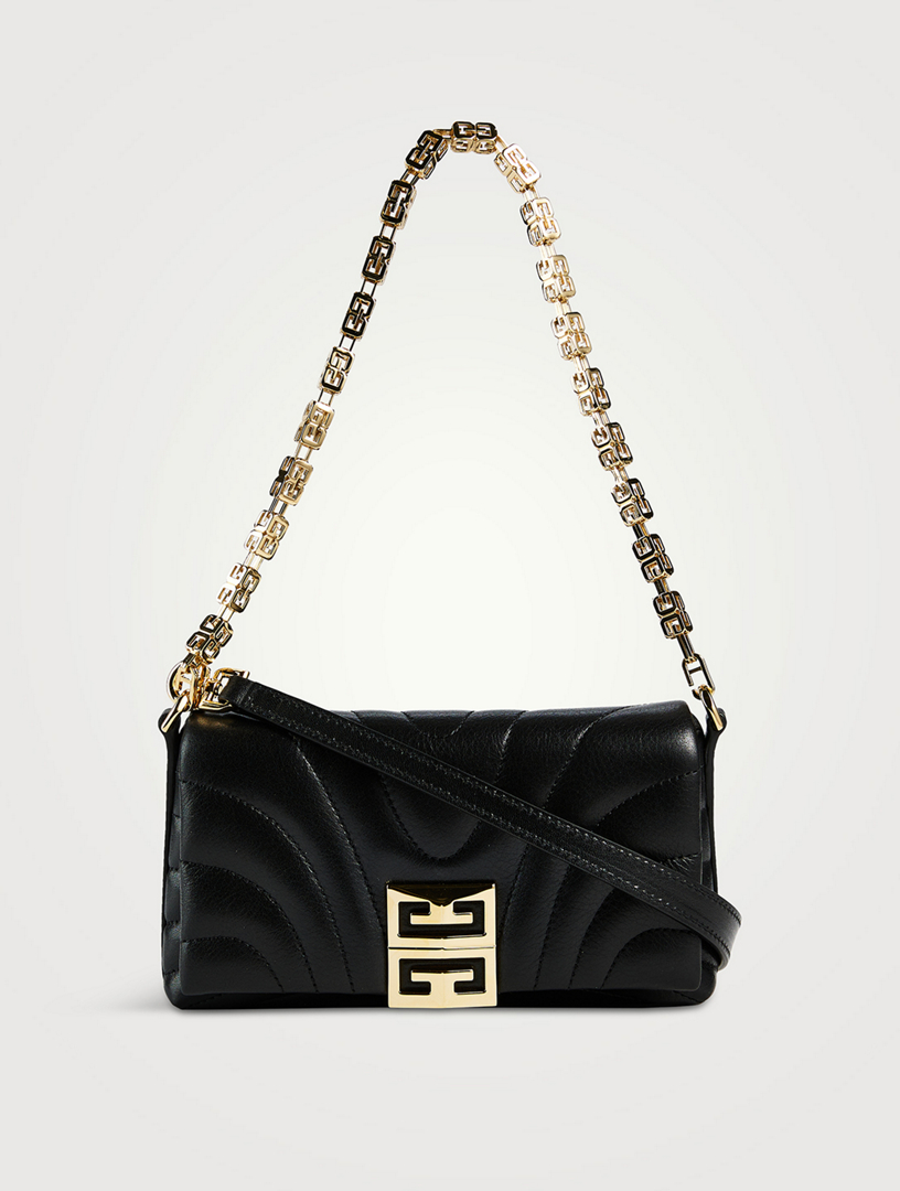 Givenchy mini 4G leather crossbody bag women Calf Leather One Size Black