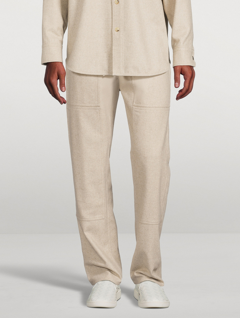 Wool-Blend Carpenter Pants