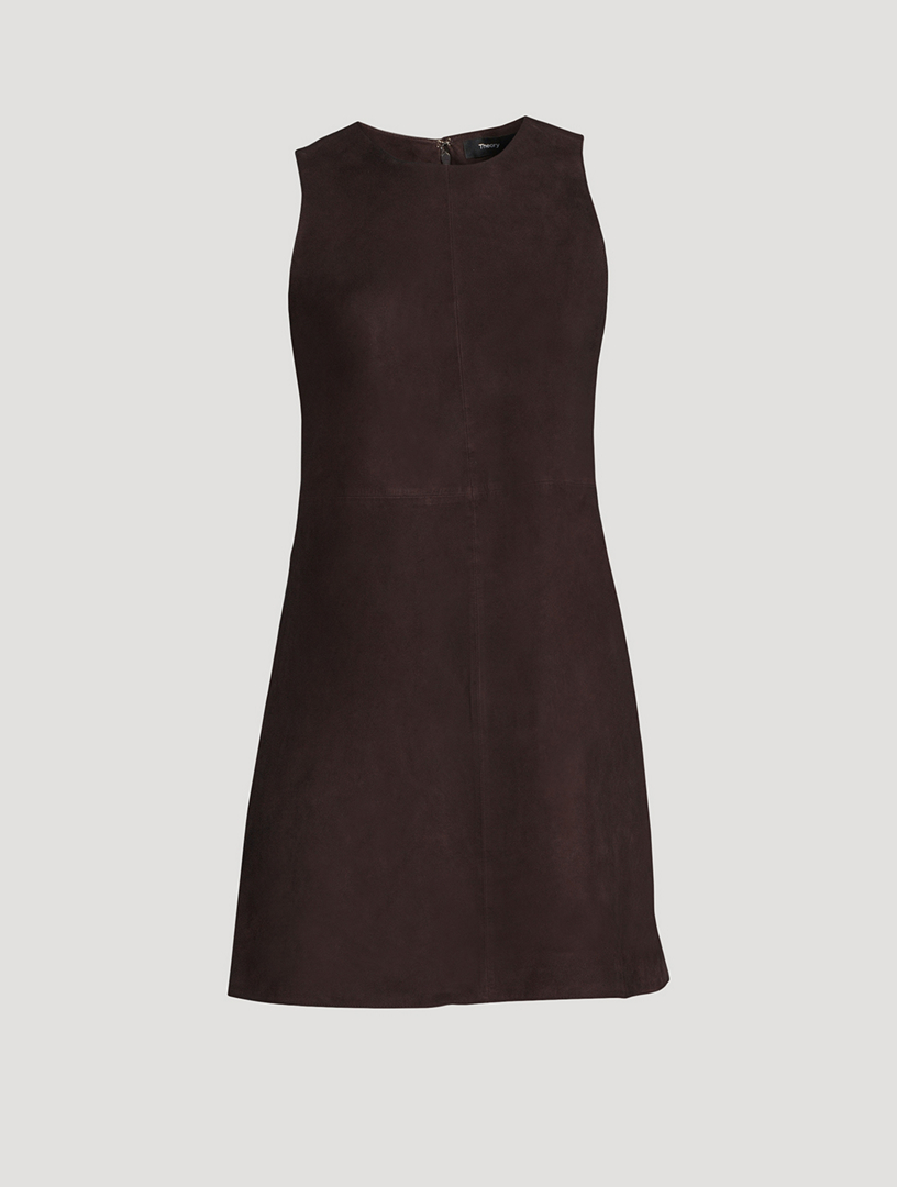 Suede best sale shift dress