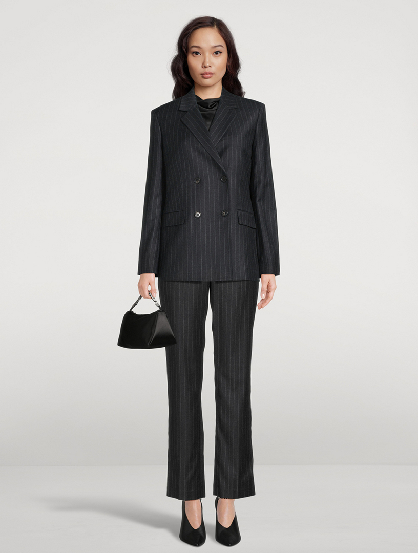 Theory deals pinstripe blazer