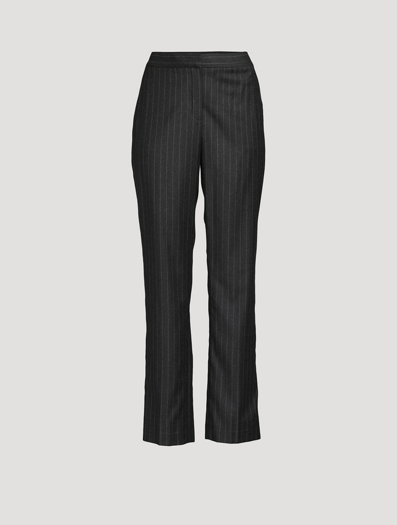 Theory Womens Pinstripe Slim Straight Pant : : Clothing, Shoes &  Accessories