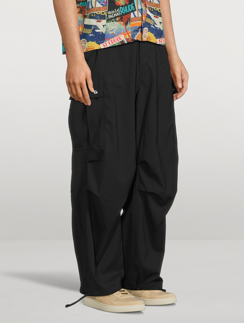 Seersucker Parachute Pants
