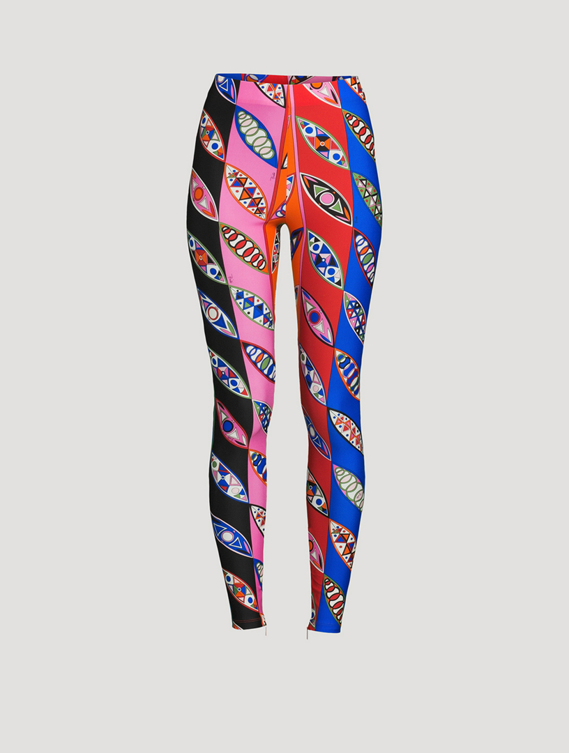 Dolce & Gabbana Carretto-print Technical Jersey leggings