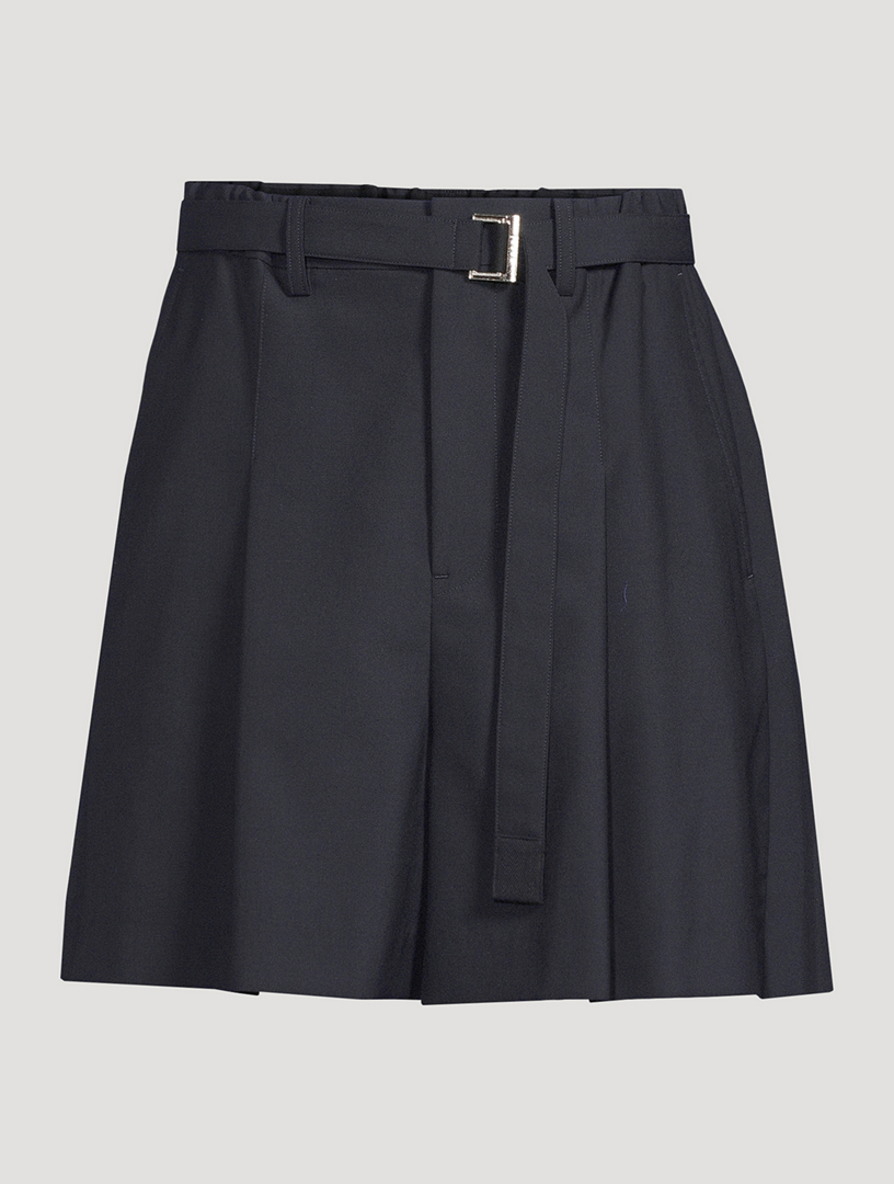 SACAI Wool-Blend Suiting Shorts | Holt Renfrew