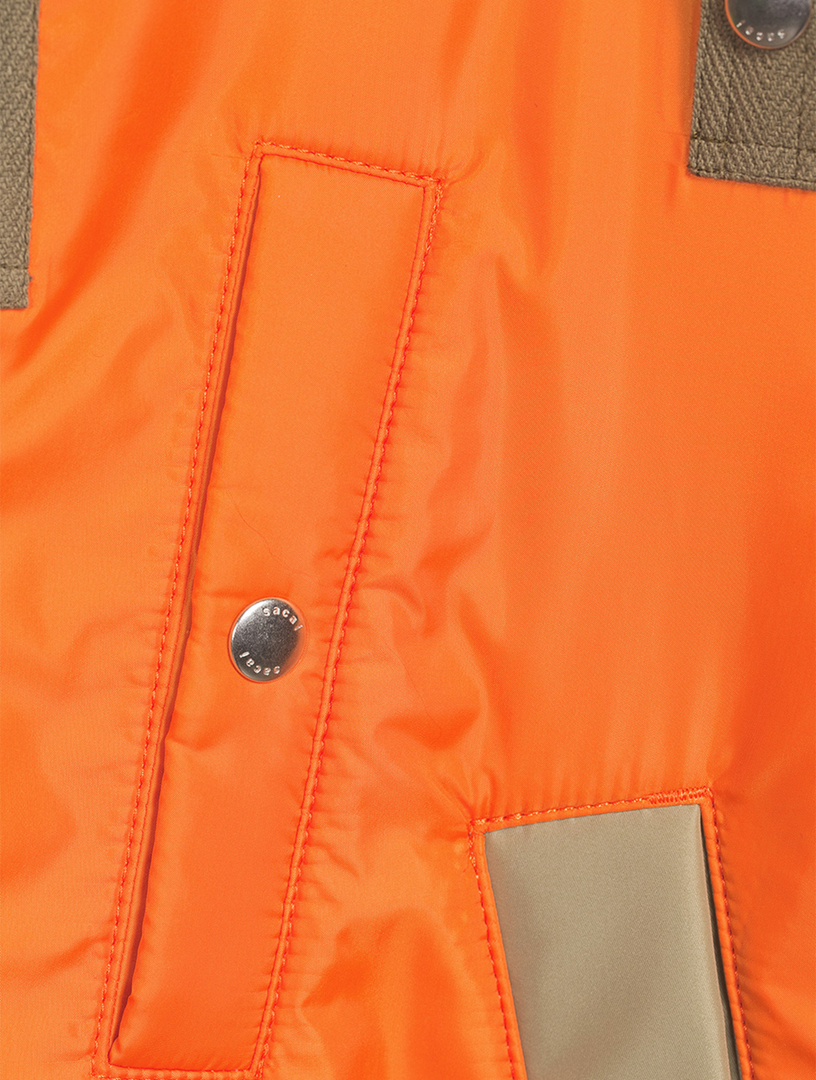 SACAI Nylon Twill Reversible Blouson Jacket | Holt Renfrew