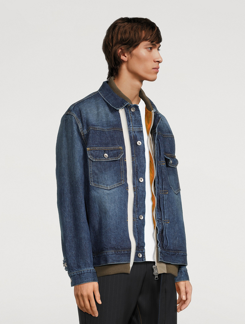 Layered Denim Jacket
