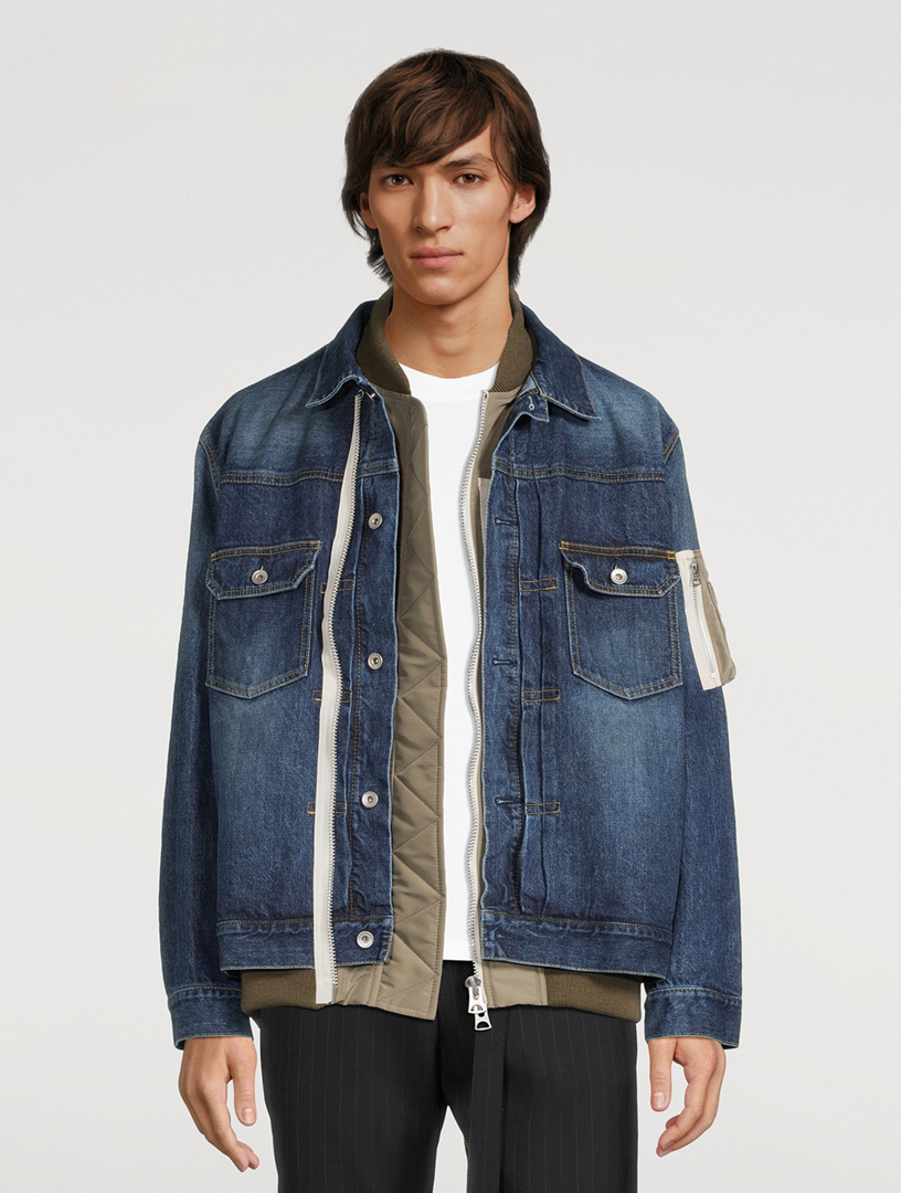 Layered Denim Jacket