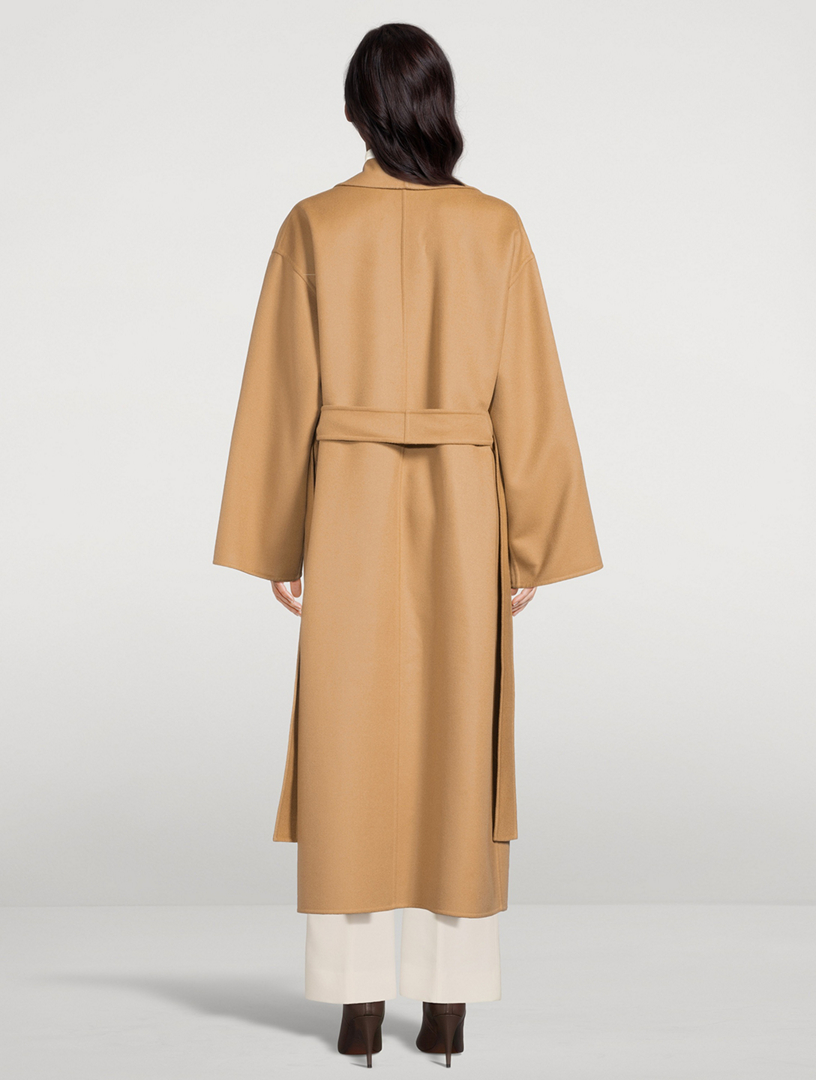 Wool And Cashmere Belted Coat