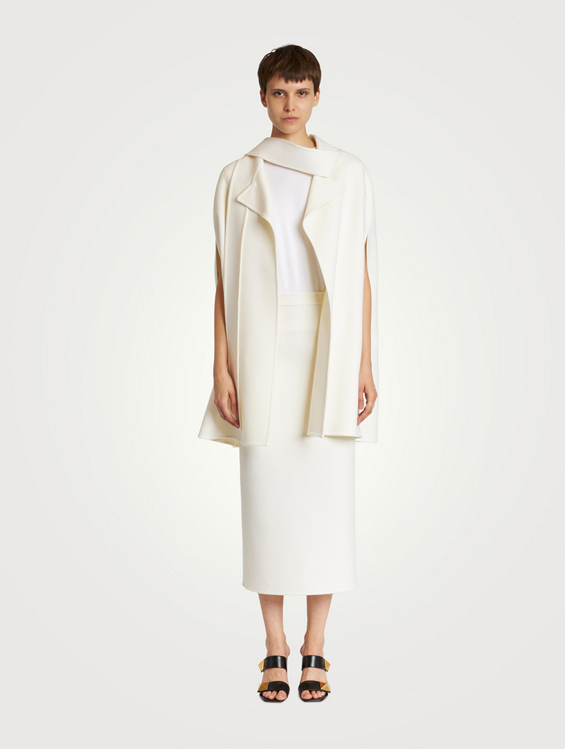 Wool And Cashmere Midi Skirt