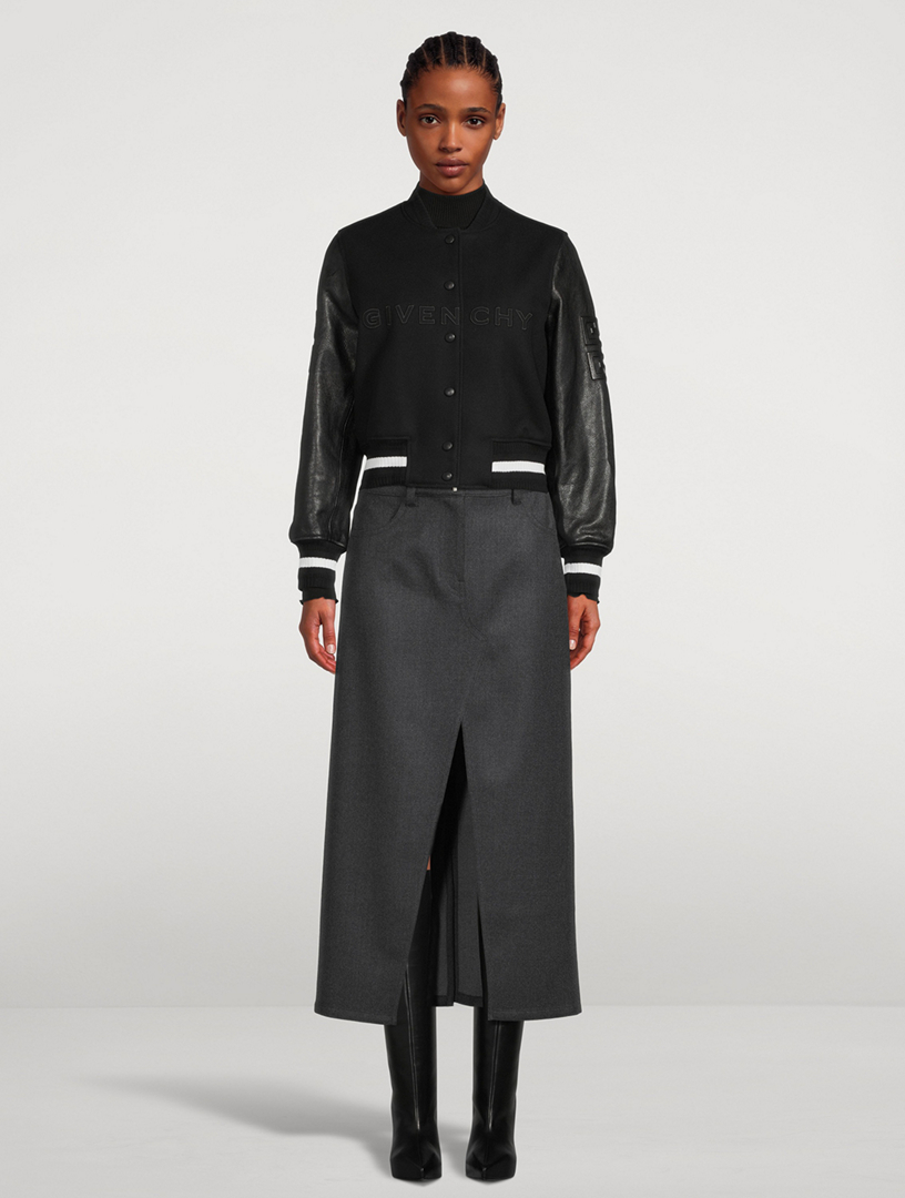 ジャケット GIVENCHY Woman Jacket Black BW00HG1YCL 001 Givenchy Nylon Bomber Jacket - Black - Women | BW00HG1YCL001