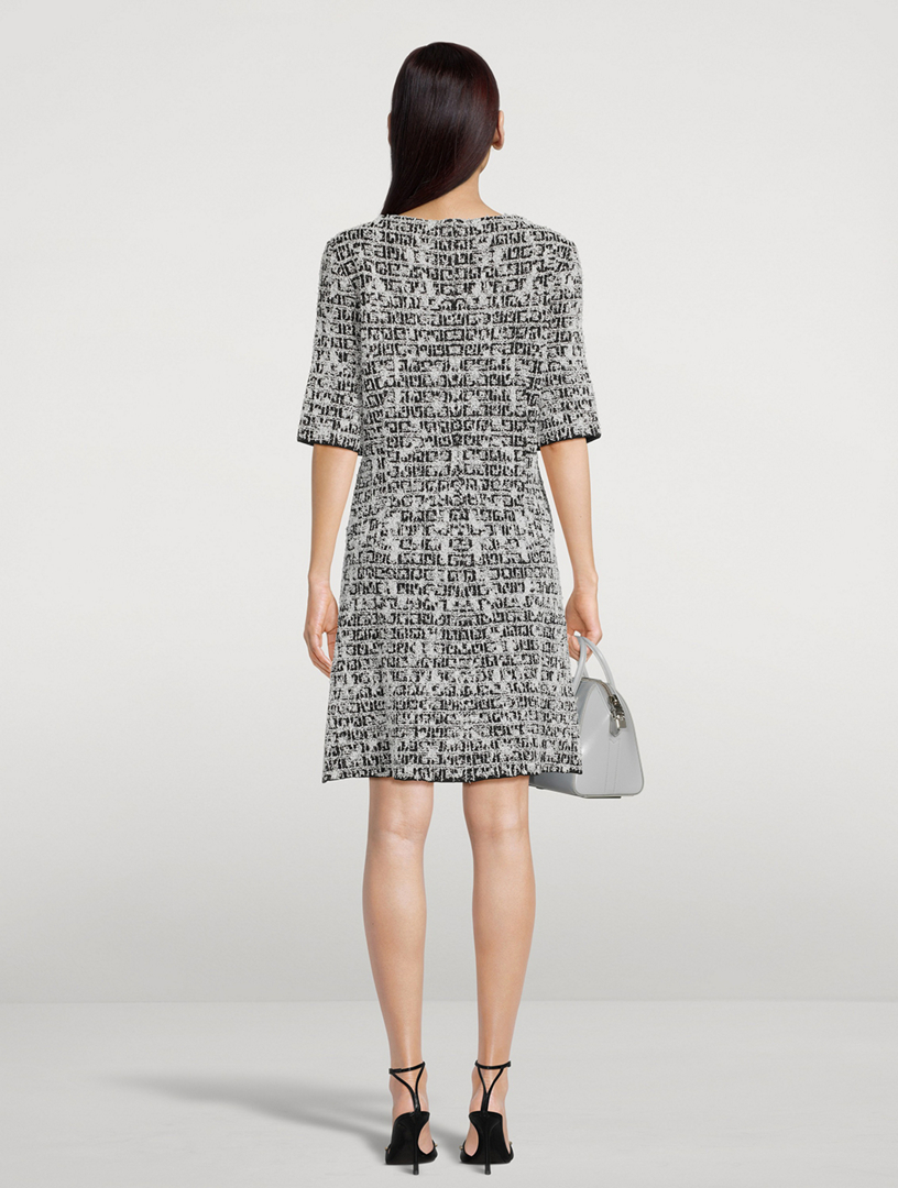 4G Jacquard Mini Dress
