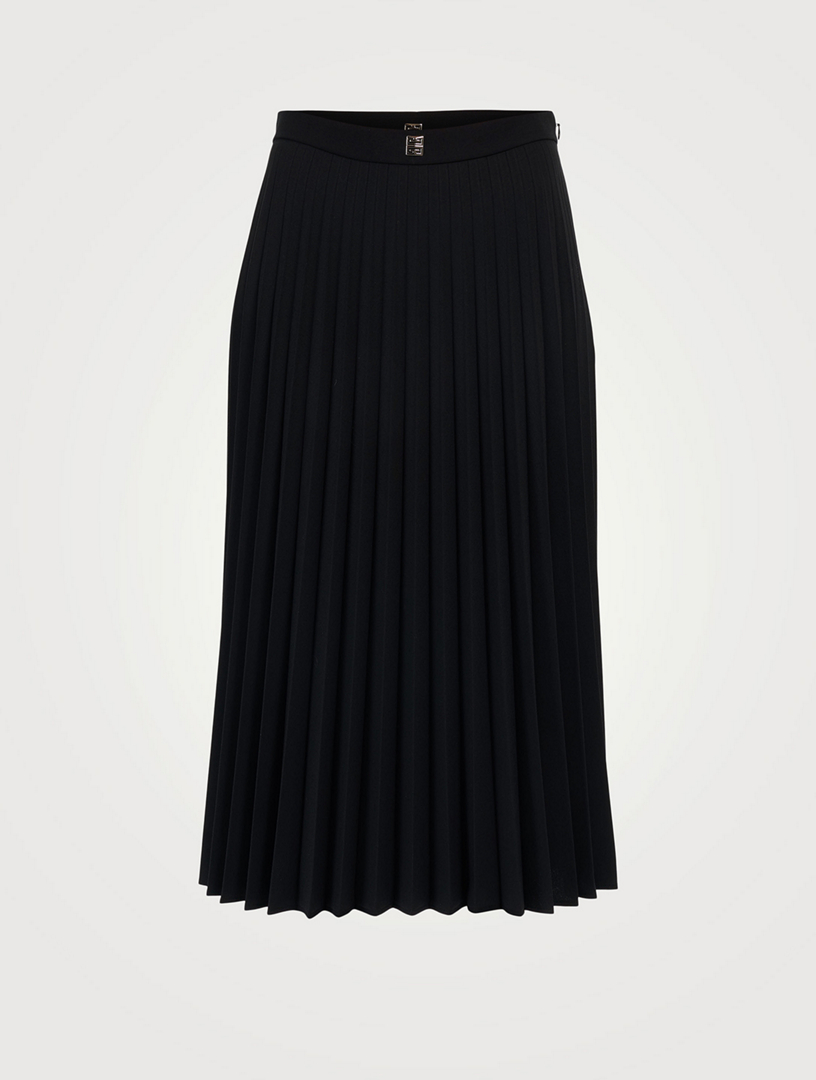 Givenchy black 2024 pleated skirt