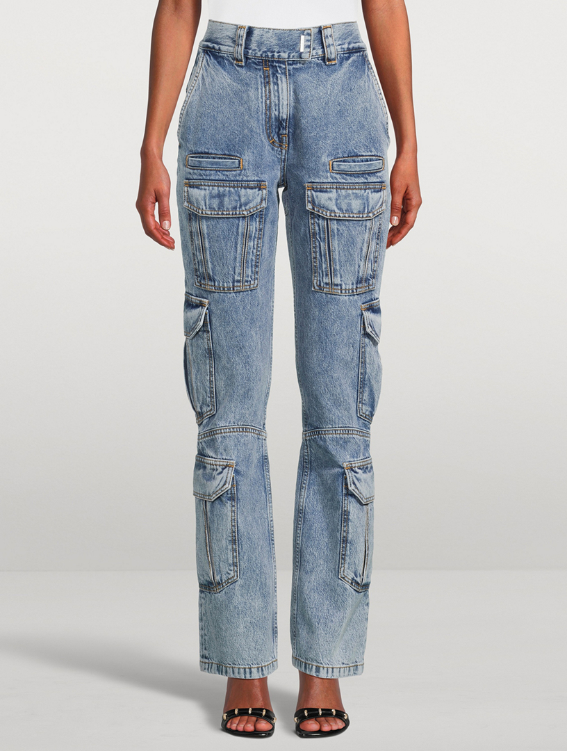 Cargo Bootcut Jeans
