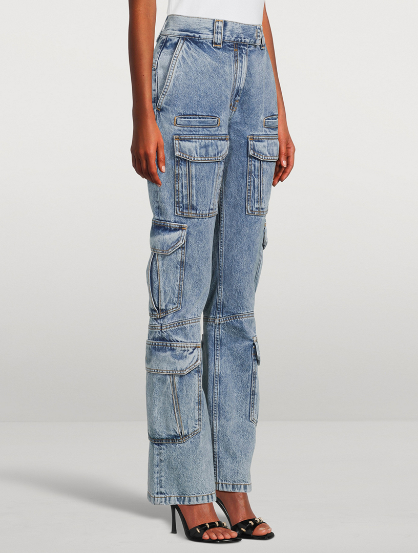Cargo Bootcut Jeans