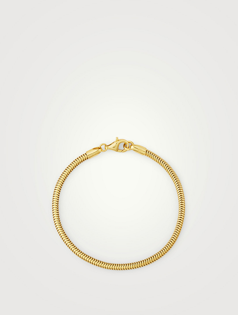 Bracelet Chaine 2 Cercles entrelacés Plaqué Or – Melizano