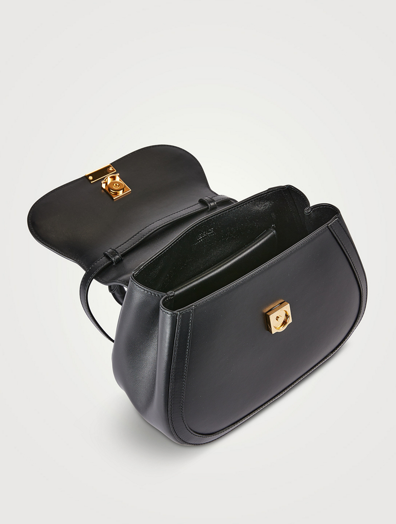 VERSACE Medium Greca Goddess Leather Top Handle Bag | Holt Renfrew