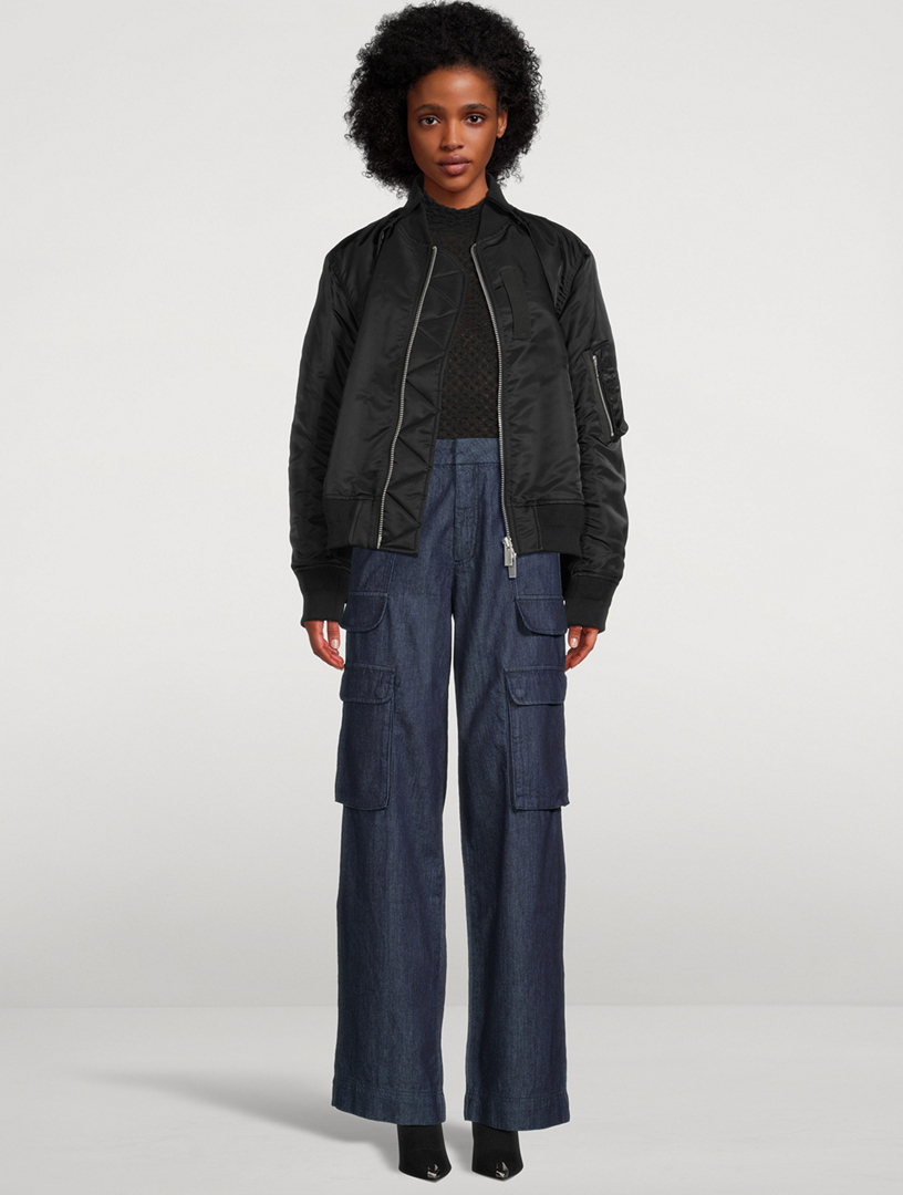 Straight-Leg Cargo Jeans