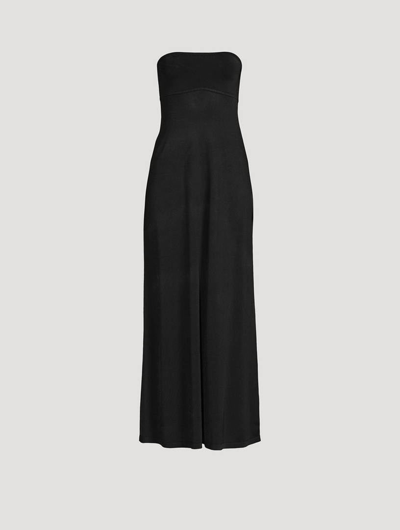 FRAME Strapless Knit Maxi Dress | Holt Renfrew