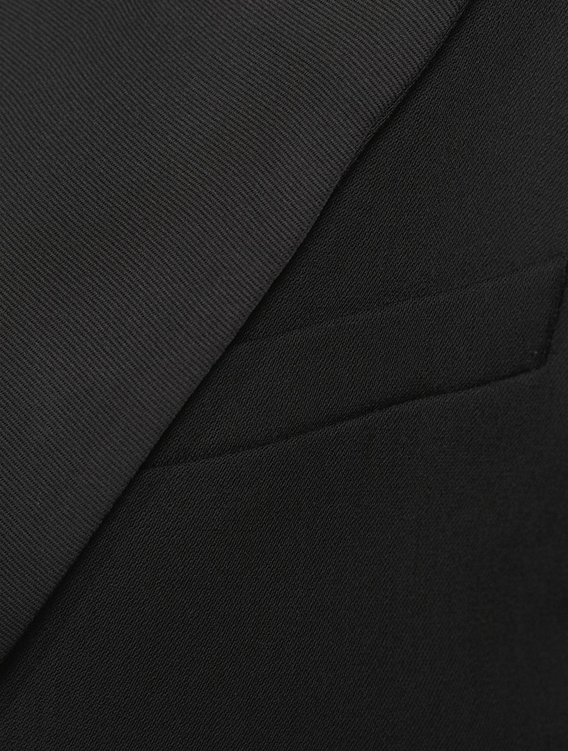 Cropped Tuxedo Jacket