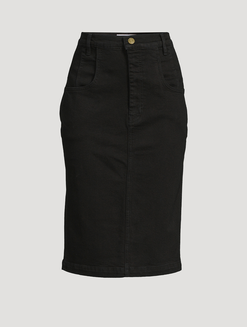 Pencil Skirt Black Wool