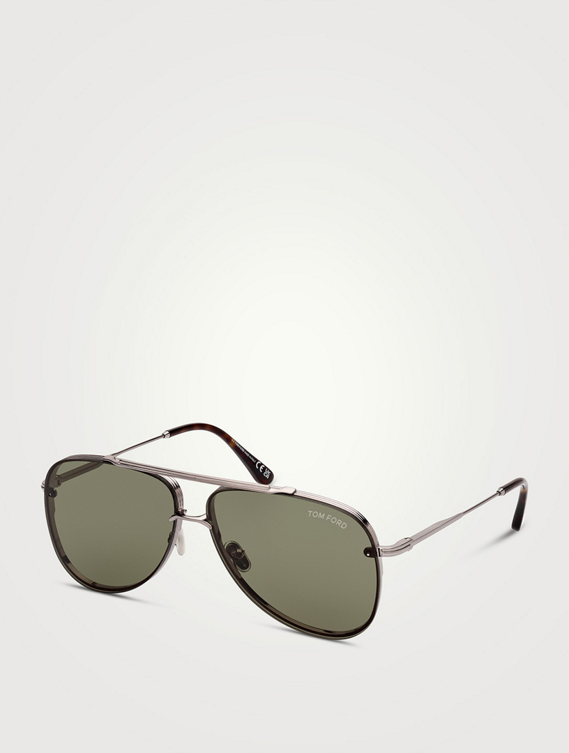 TOM FORD Leon Aviator Sunglasses