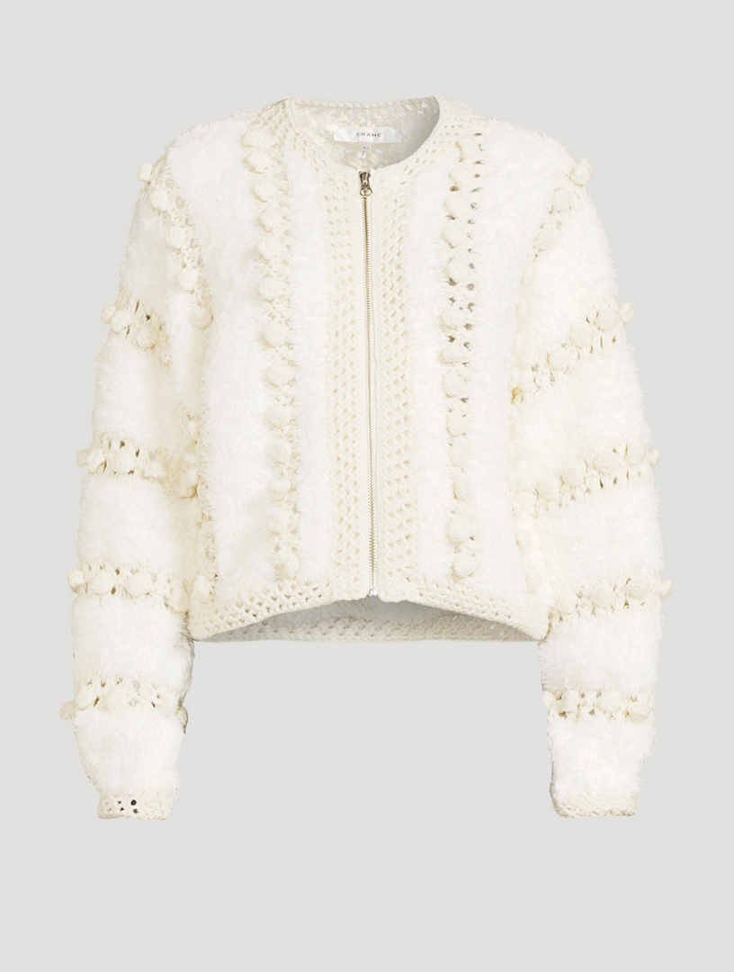 Pom pom sale cardigan