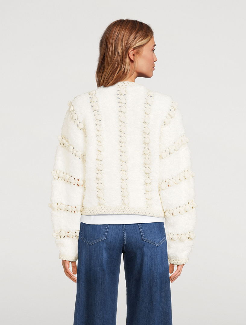 Pom Cardigan