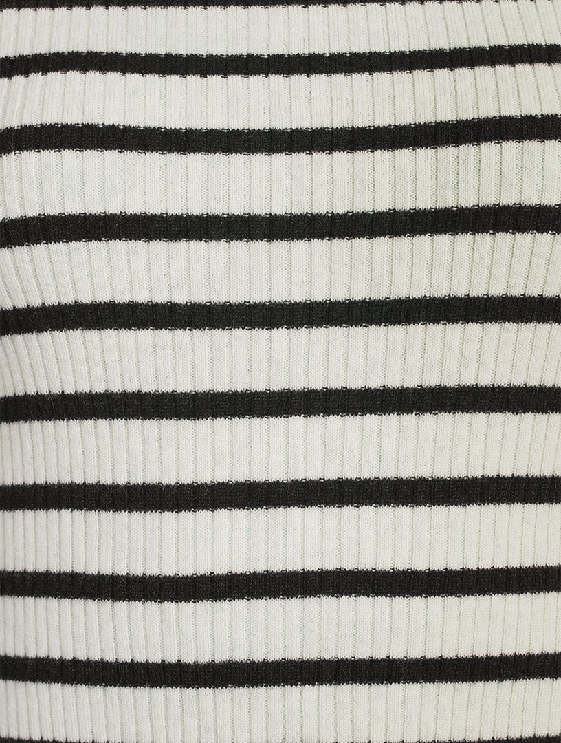 Ribbed Boatneck Sweater