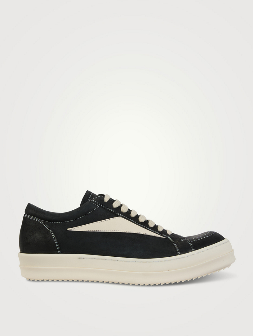 Lido Vintage Leather And Suede Sneakers