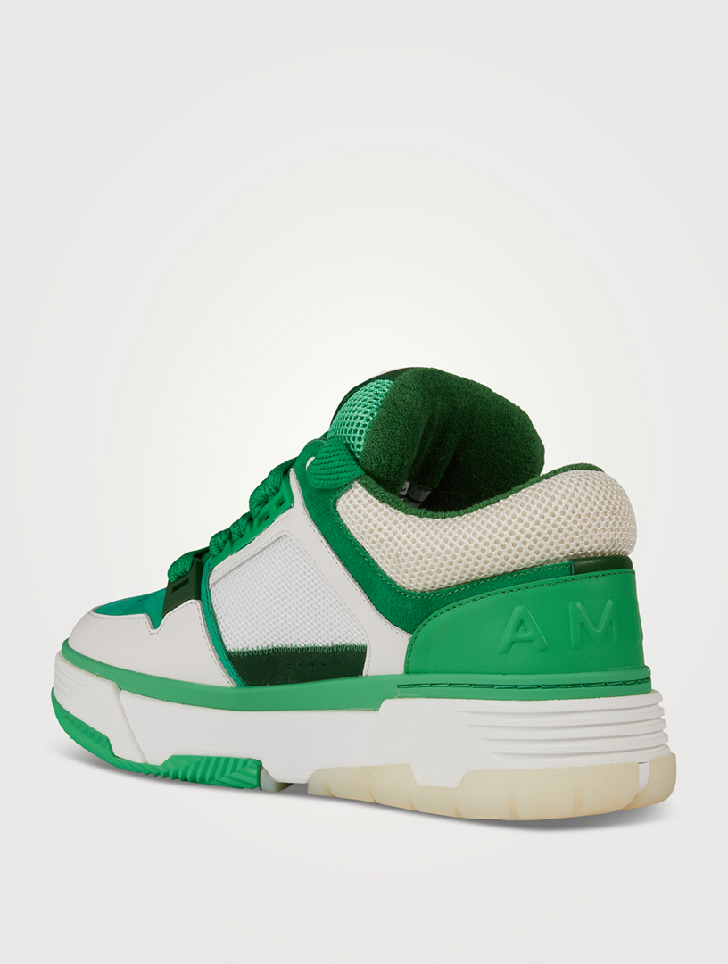 MA-1 Leather And Mesh Sneakers