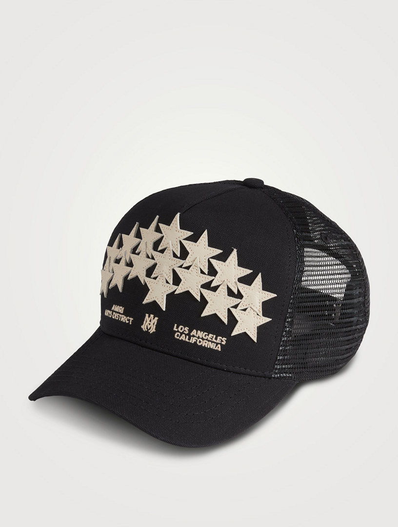 Leather Star Trucker Hat