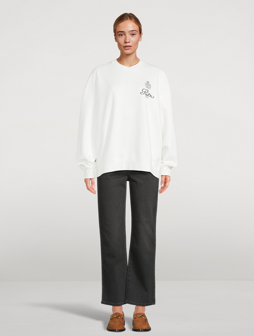 Frame x Ritz Paris Privacy Please Sweatshirt