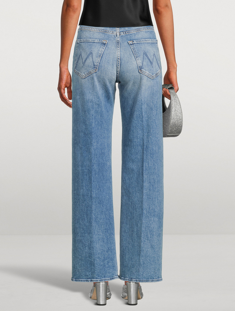 Baggy Flare Jeans in Lunar Wash