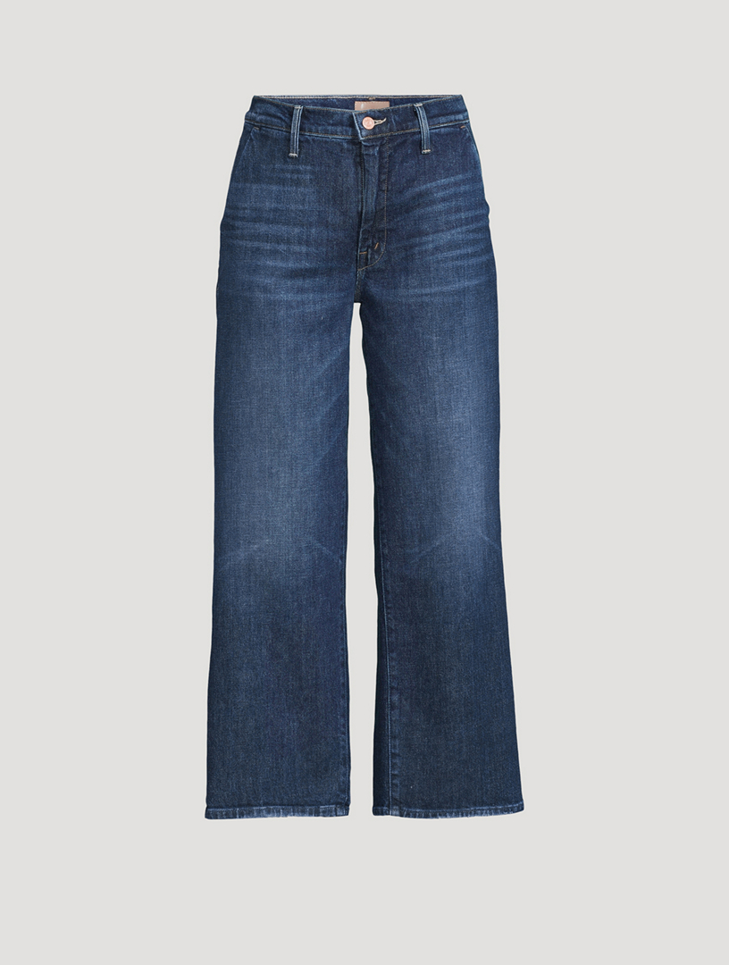 MOTHER The Dodger Prep Wide-Leg Ankle Jeans