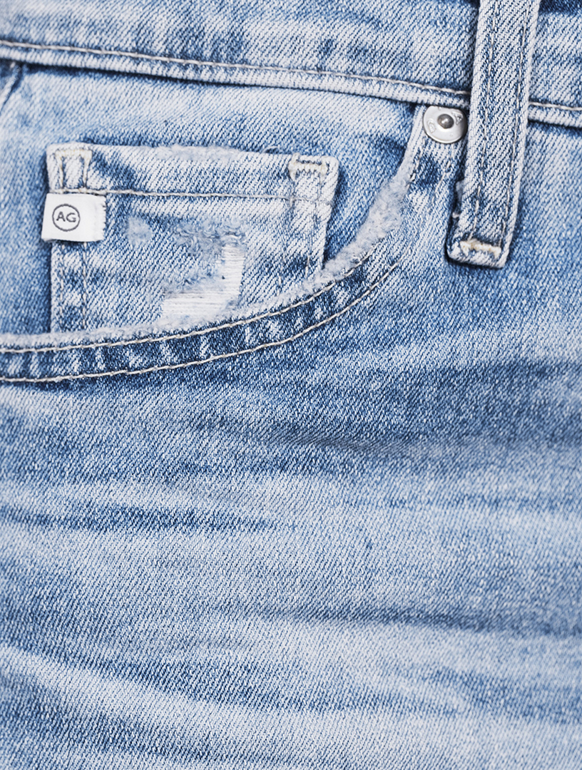Mari High-Rise Slim Straight Jeans