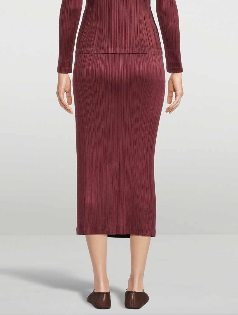 PLEATS PLEASE ISSEY MIYAKE Monthly Colour October Skirt | Holt Renfrew 