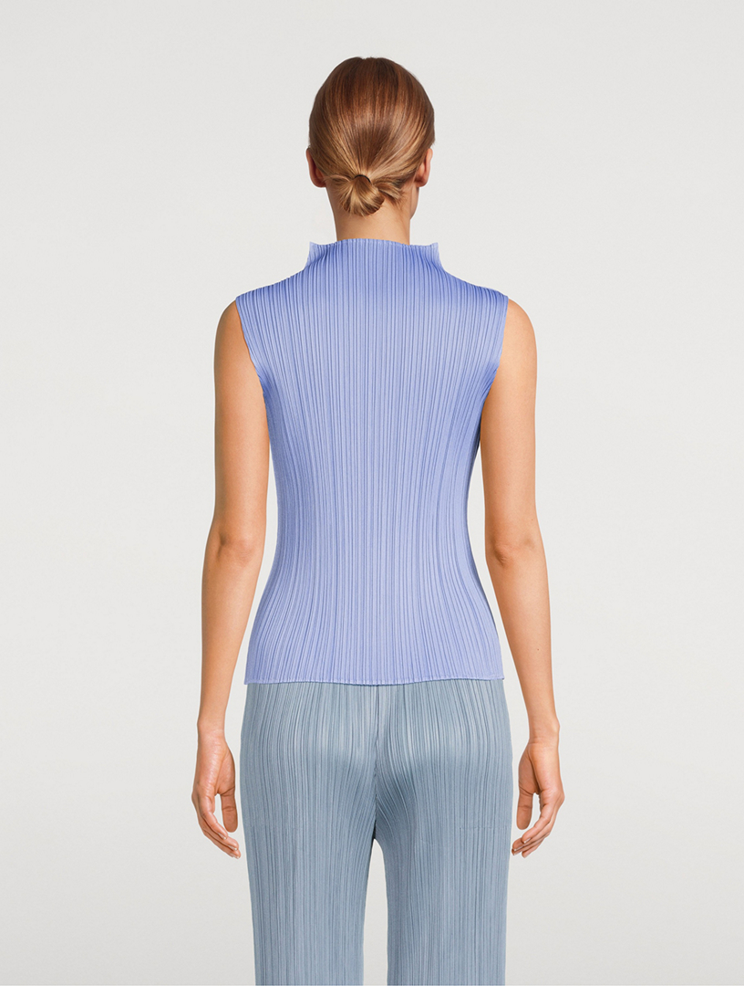 PLEATS PLEASE ISSEY MIYAKE New Colourful Basics 3 Mockneck Top