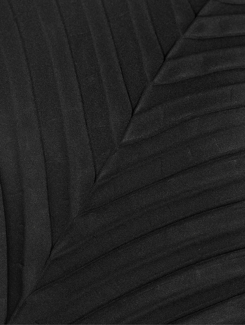 Curved Pleats Top
