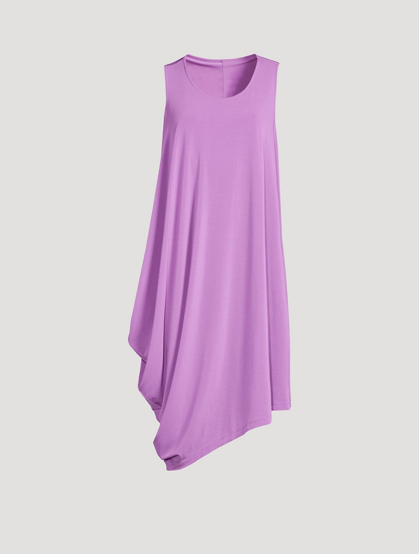 ISSEY MIYAKE Drape Jersey Midi Dress