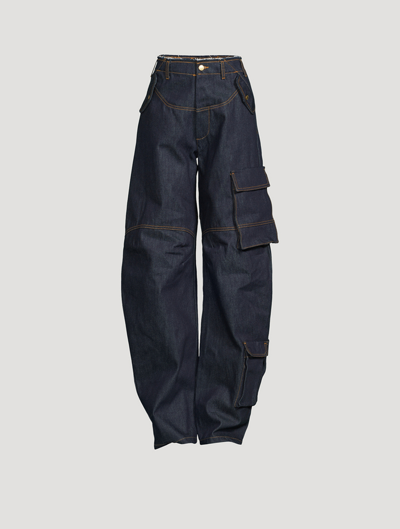 Rosalind Balloon-Leg Cargo Jeans