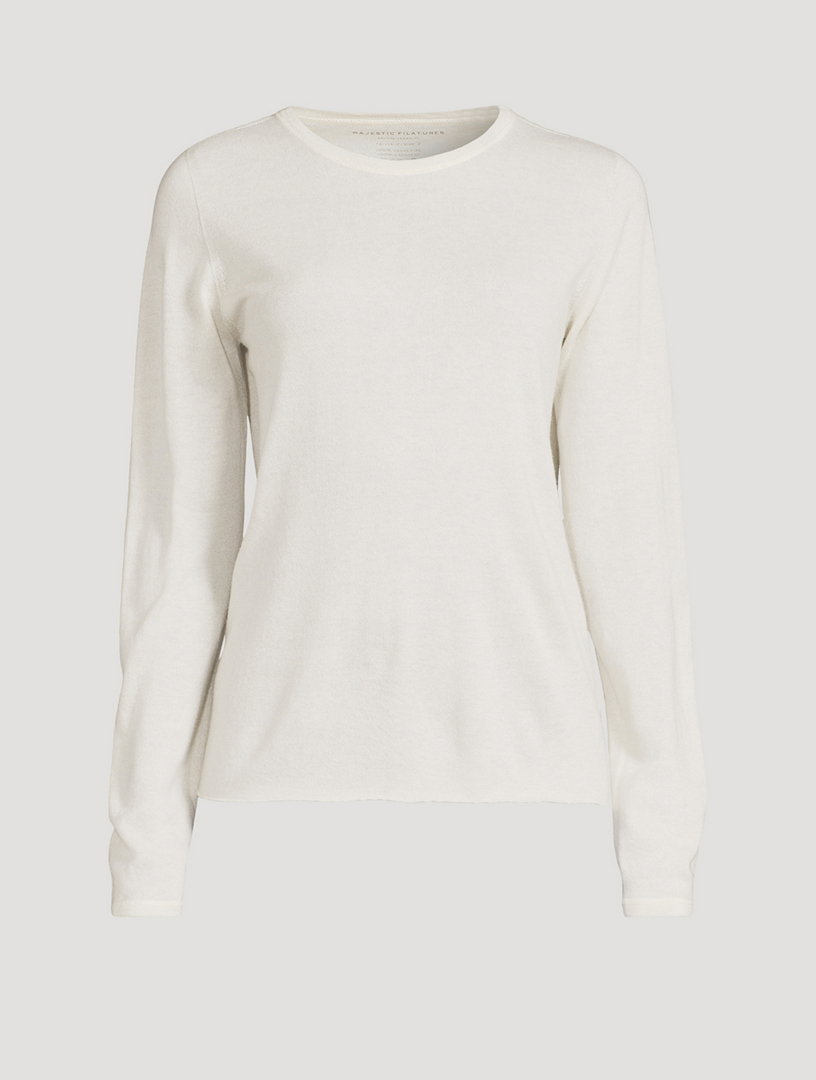 MAJESTIC FILATURES Cashmere Long-Sleeve T-Shirt | Holt Renfrew