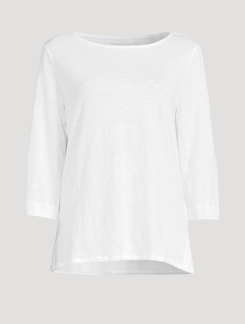 Stretch-Linen T-Shirt