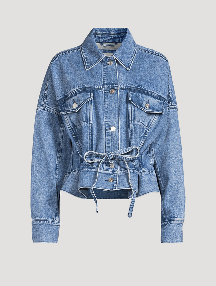 Designer blue jean on sale jackets